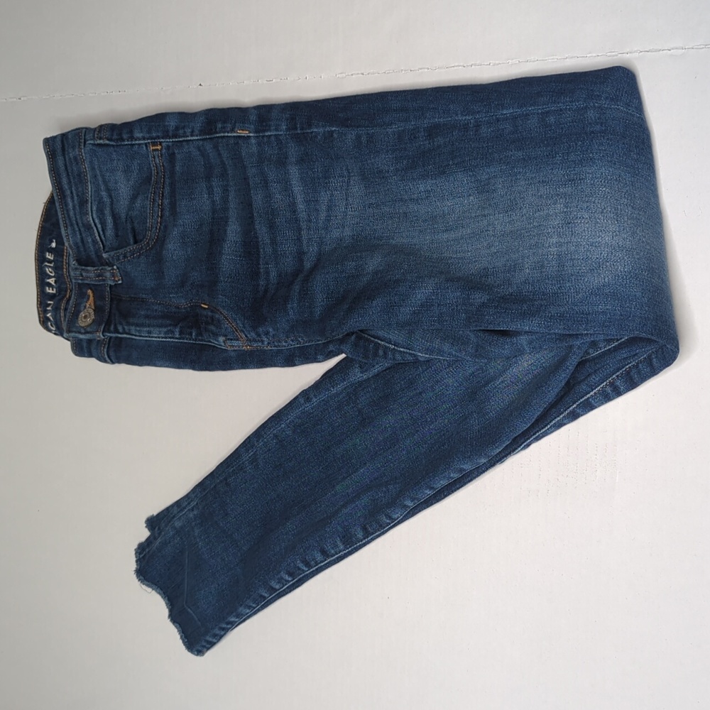 American eagle super high rise crop jeggings